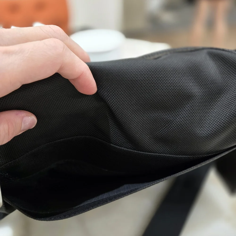 Tumi Black Crossbody Messenger Bag